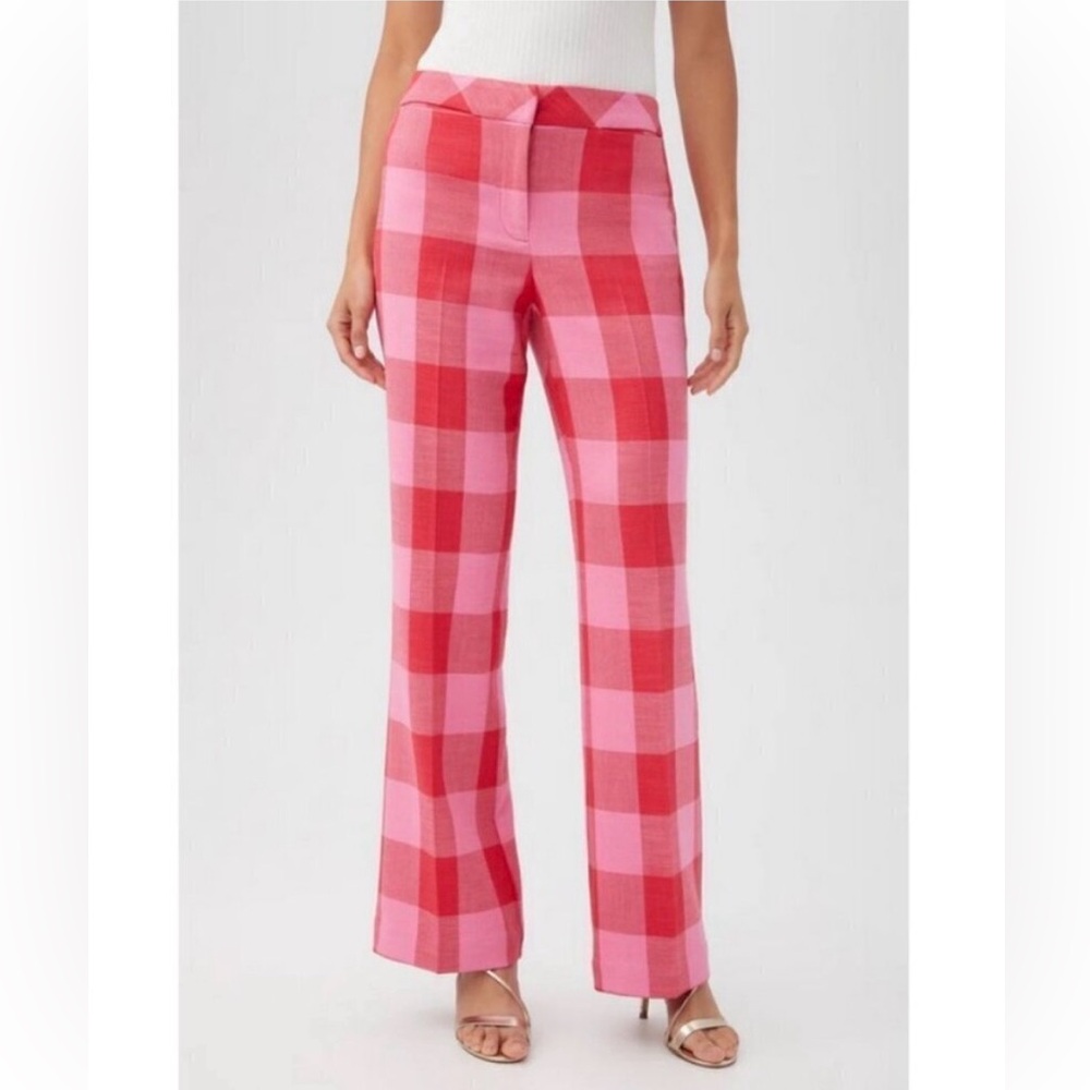 NWT Trina Turk: “Poppy Pant” Torch and Desert Rose: Size 2